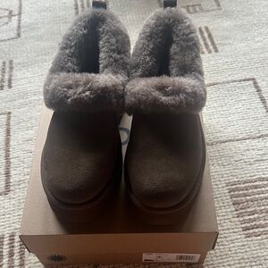 UGG Brown Shearling Nita Platform Boots